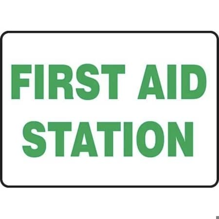 Accuform First Aid Sign, MFSD508VA MFSD508VA